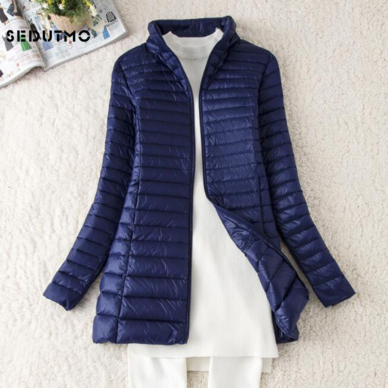 Puffer Jacket Women Down - SEDUTMO 겨울 롱 여성용 다운 재킷,