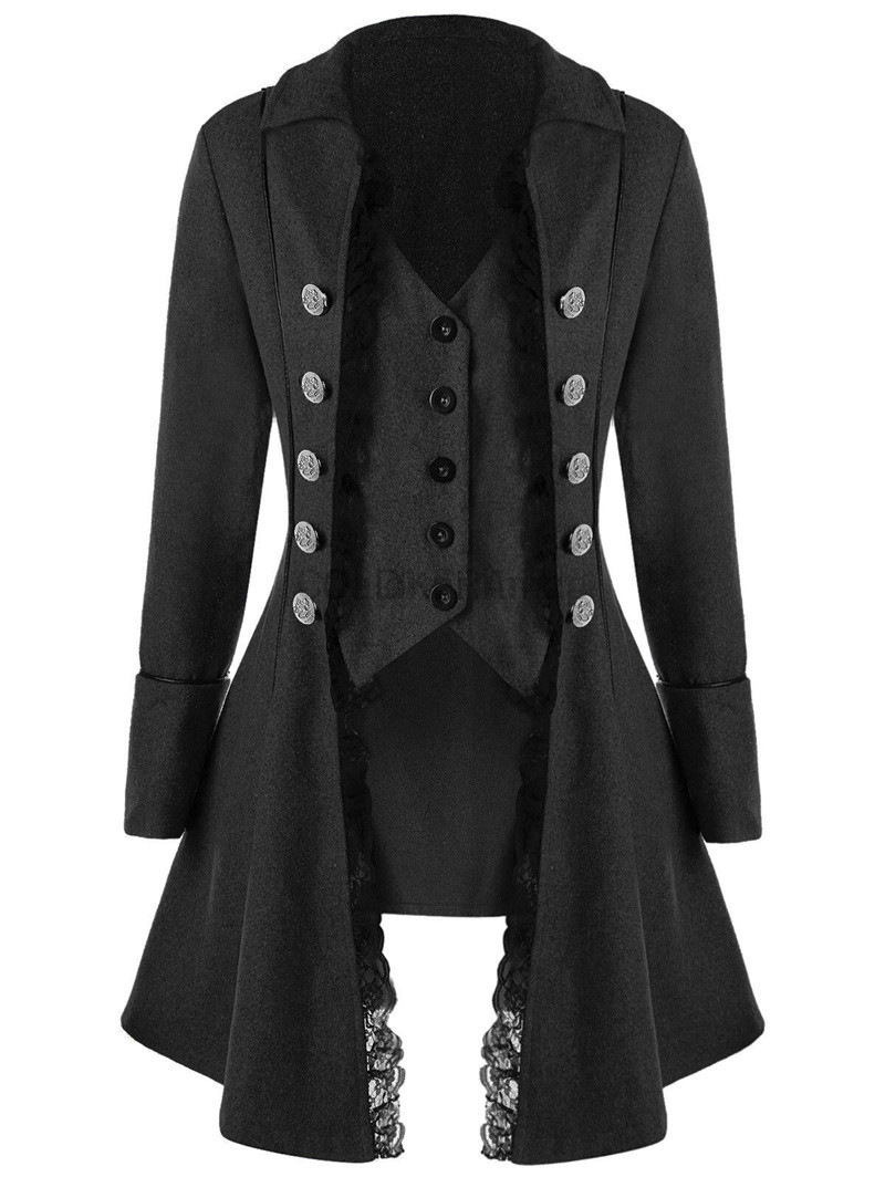 Winter Clothing For Women - 겨울 여성 자켓 고딕 Steampunk 코르셋