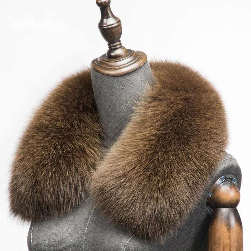 Winter Clothing Stores - 겨울 천연 여우 모피 스카프 스퀘어