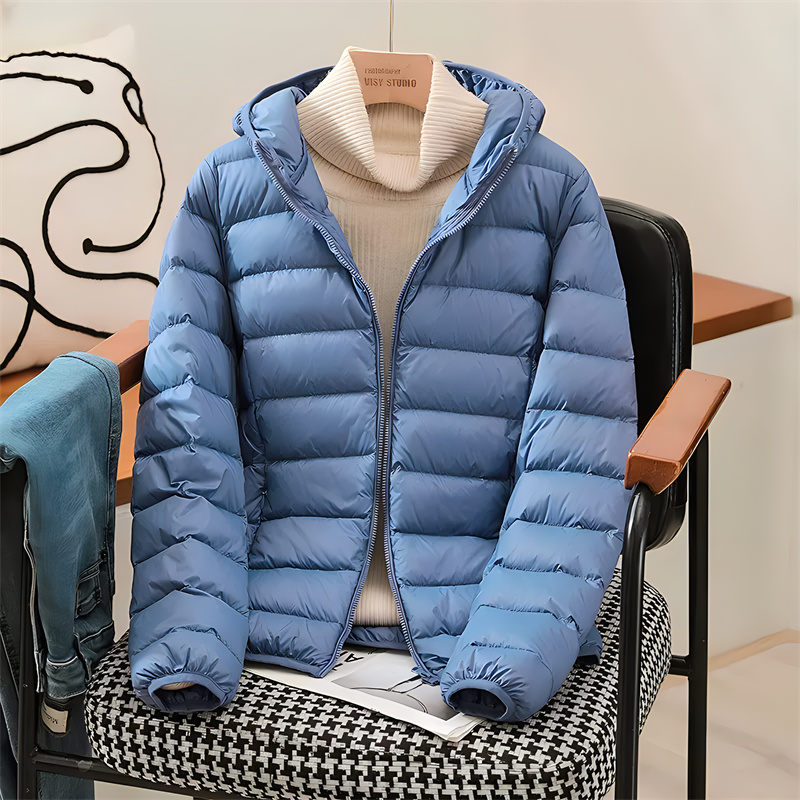 Puffer Jacket Women Down - 플러스 사이즈 여성 후드 한국 슬림
