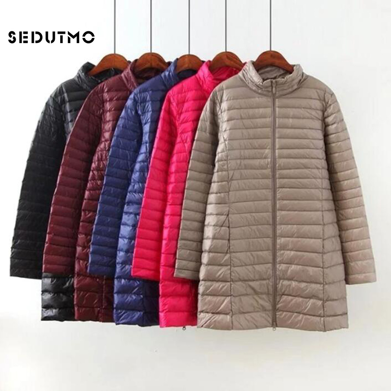 Puffer Jacket Women Down - SEDUTMO 겨울 다운 재킷 여성 긴