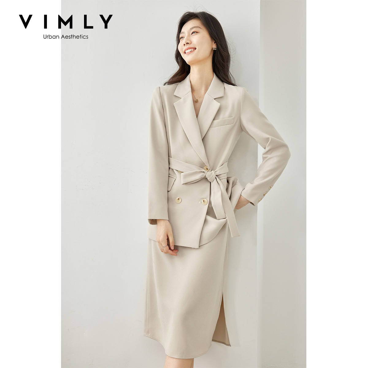 Winter Clothing Deals - VIMLY 여성 투피스 세트 2026 가을