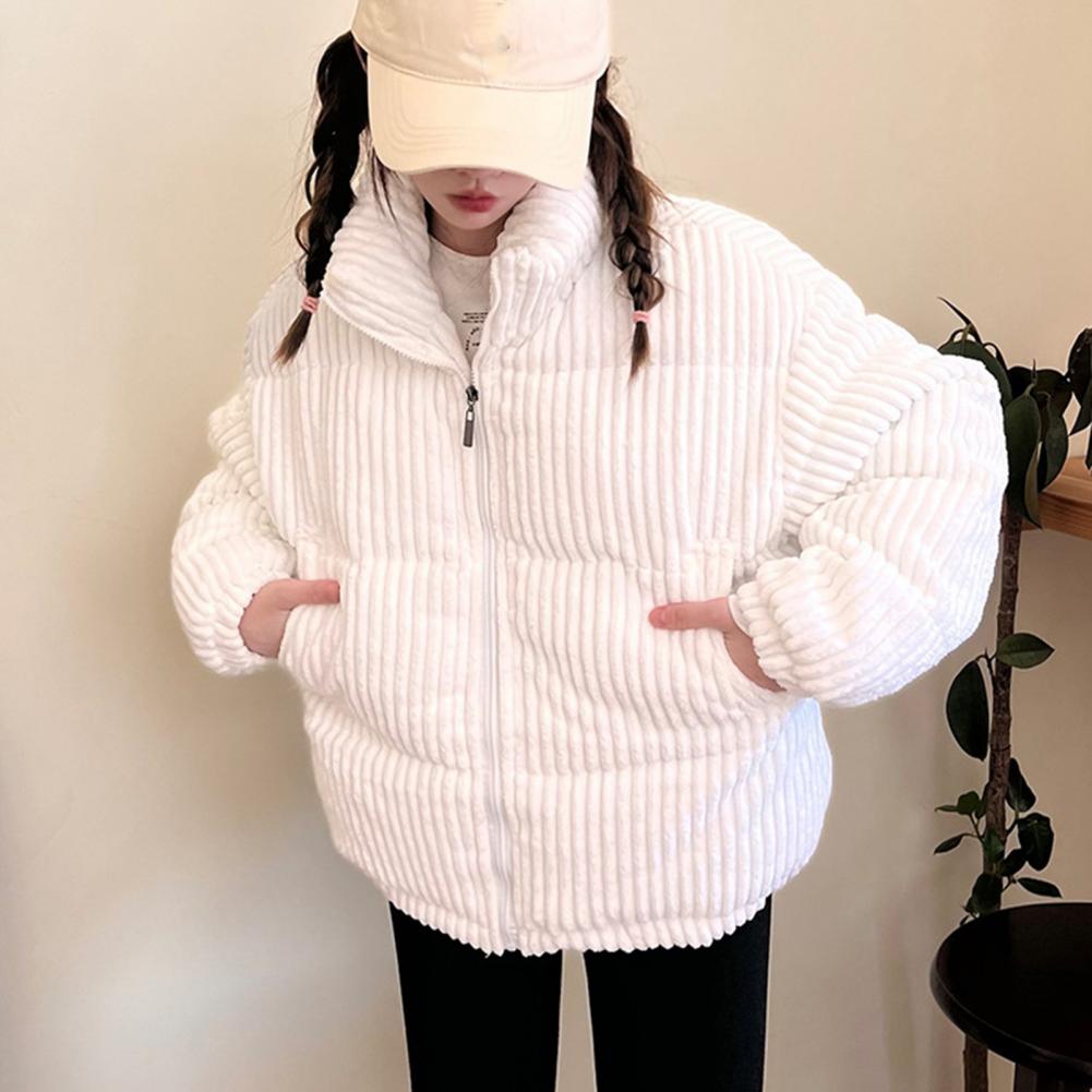 폴리에스테르 푸퍼 재킷 여성용 코듀로이 푸퍼 재킷 퀼트 - Puffer Jacket Women Down 리뷰 및 가격
