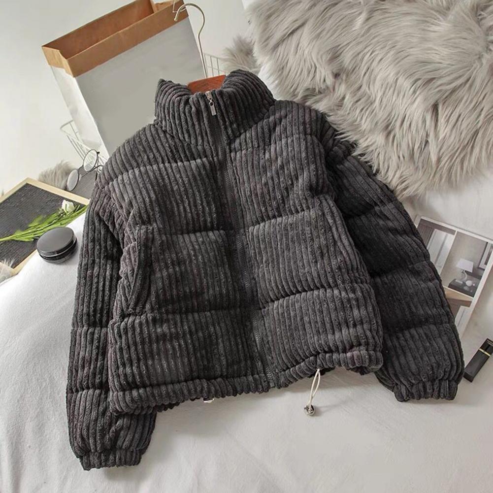 폴리에스테르 푸퍼 재킷 여성용 코듀로이 푸퍼 재킷 퀼트 - Puffer Jacket Women Down 리뷰 및 가격