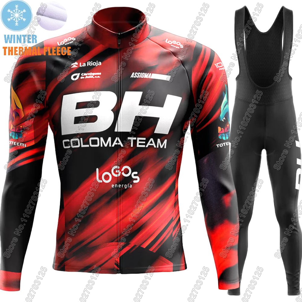 2025 BH Coloma 팀 사이클링 저지 세트 Me - Winter Clothing In Spanish 리뷰 및 가격