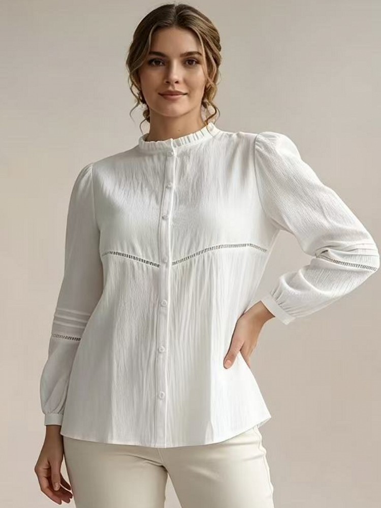 L-5XL 플러스 사이즈 가을 봄 패션 우아한 화이트  - Winter Clothing Plus Size 리뷰 및 가격