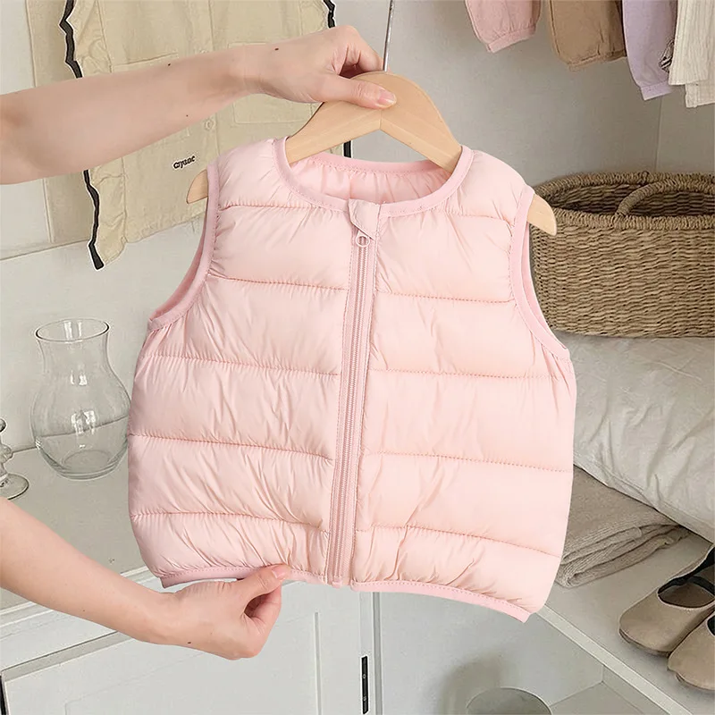 유아용 어린이용 경량 패딩 조끼 라운드 넥 지퍼업 민소 - Padded Vest Gilet 리뷰 및 가격