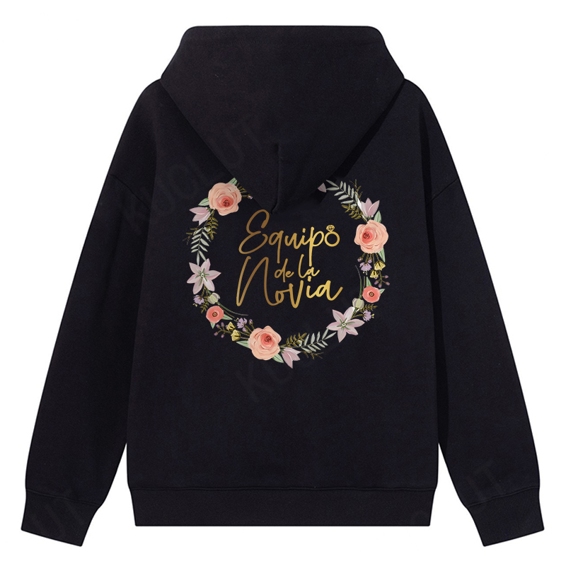 스페인어 신부 팀 풀오버 후드 독신 신부 샤워 웨딩 파 - Winter Clothing In Spanish 리뷰 및 가격
