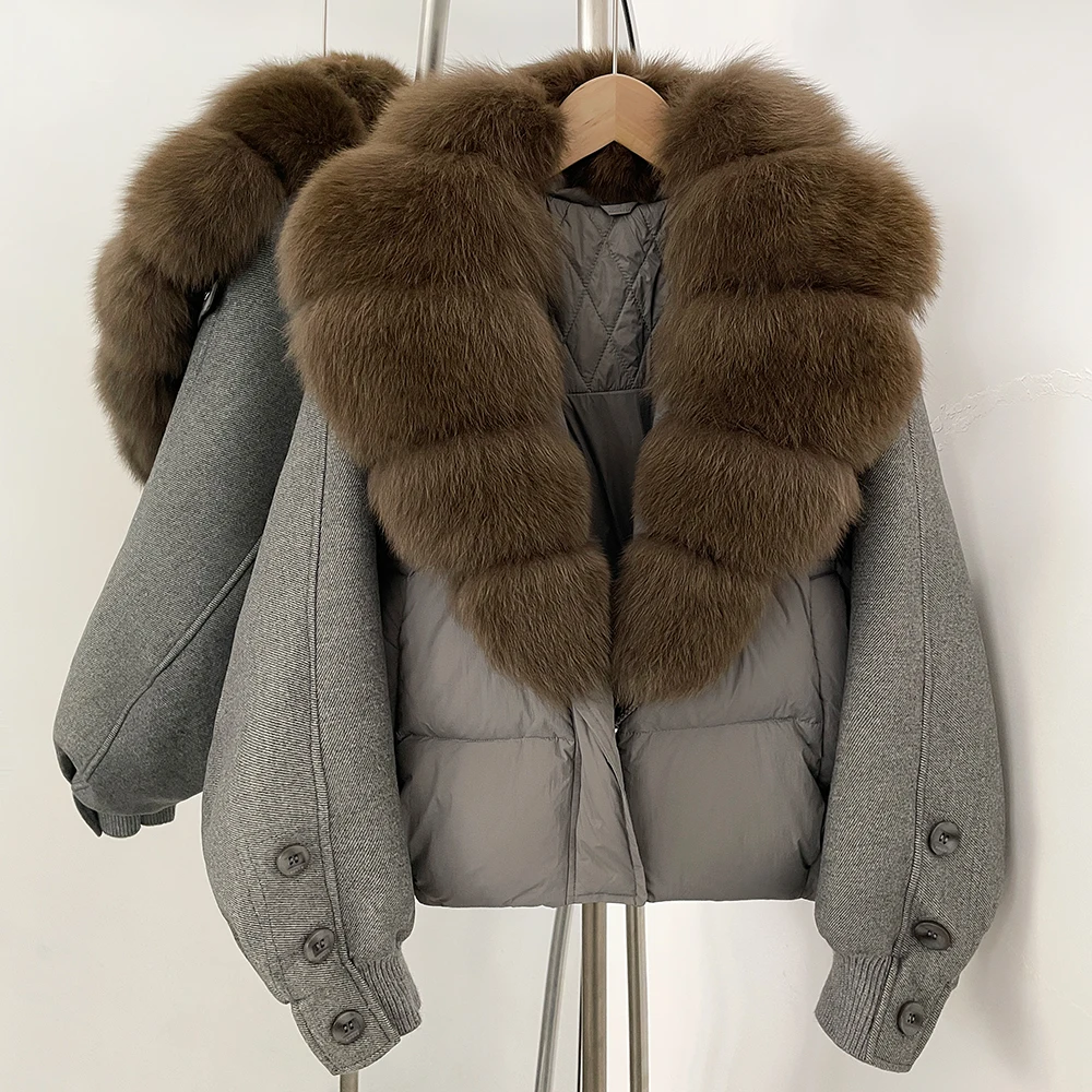 여성용 다운 재킷, 천연 퍼 장식의 오리털 파카, 20 - Winter Clothing Store 리뷰 및 가격