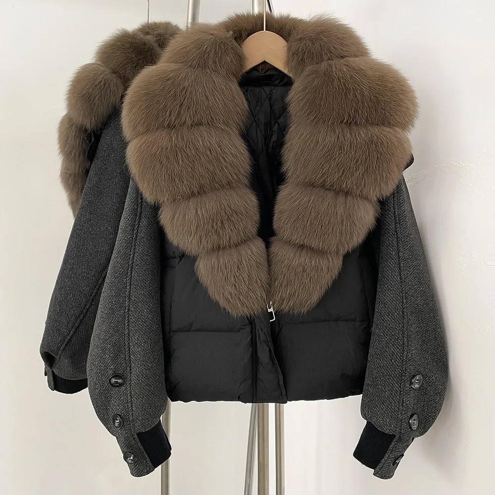 여성용 다운 재킷, 천연 퍼 장식의 오리털 파카, 20 - Winter Clothing Store 리뷰 및 가격