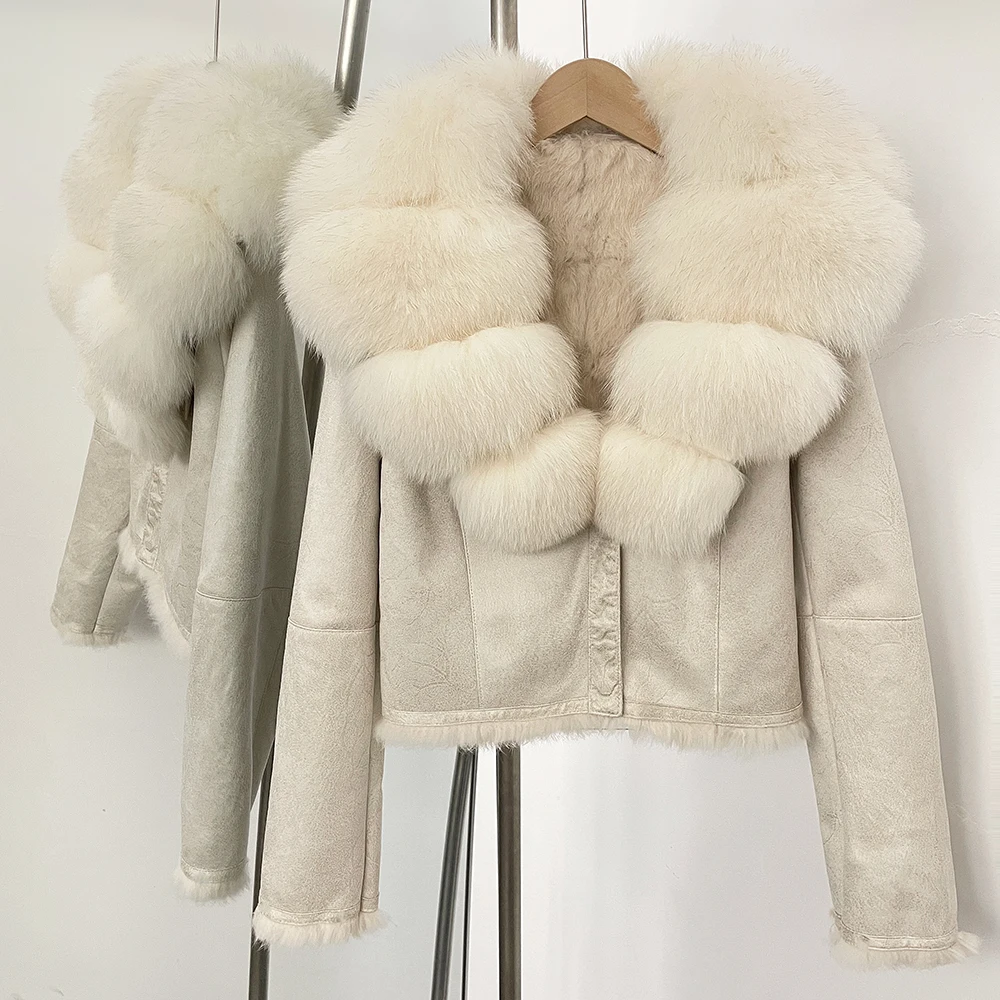 OFTBUY 천연 여우털 칼라 코트 가을 겨울 여성용  - Winter Clothing Store 리뷰 및 가격