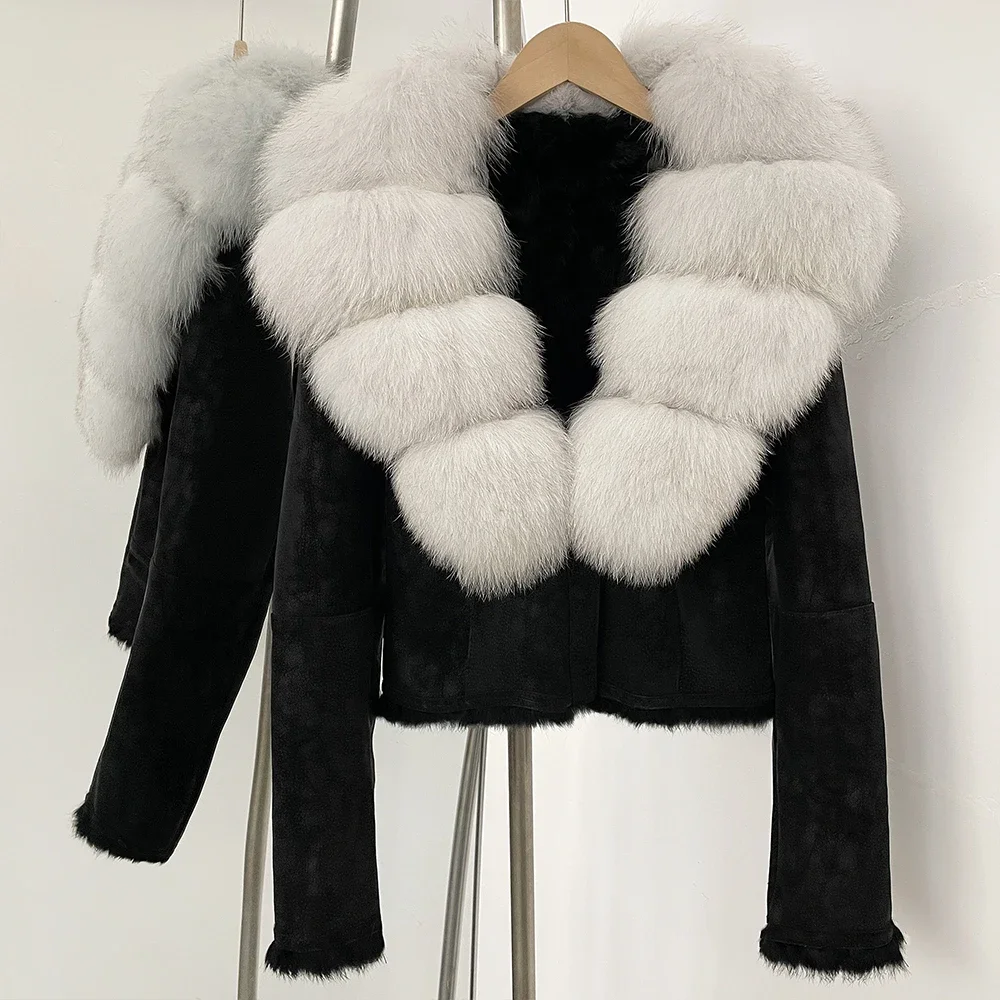 OFTBUY 천연 여우털 칼라 코트 가을 겨울 여성용  - Winter Clothing Store 리뷰 및 가격