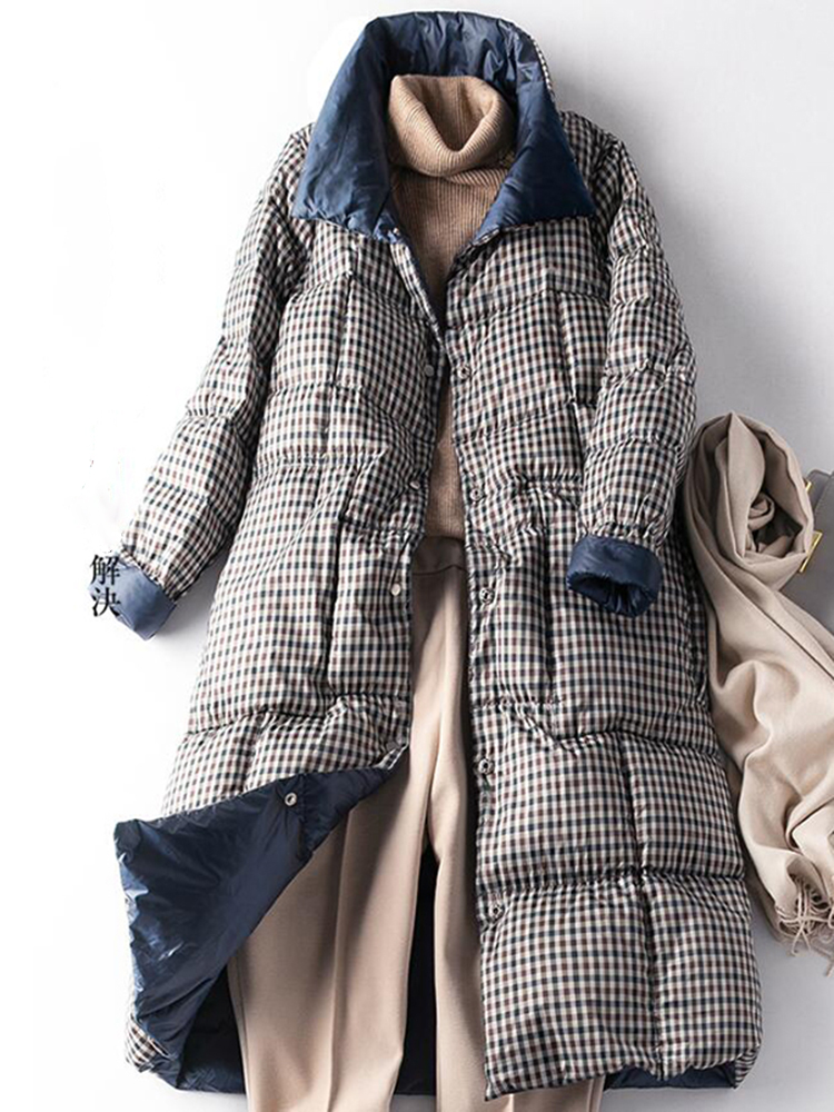 SEDUTMO 겨울 롱 다운 재킷 여성 초경량 격자 무 - Puffer Jacket Women Down 리뷰 및 가격
