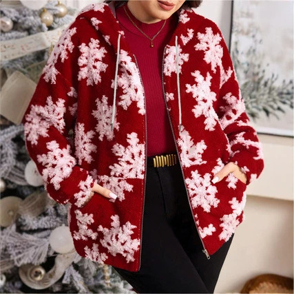 여성용 플러스 사이즈 1XL-5XL 캐주얼 크리스마스  - Winter Clothing Plus Size 리뷰 및 가격