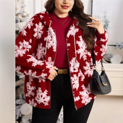 여성용 플러스 사이즈 1XL-5XL 캐주얼 크리스마스  - Winter Clothing Plus Size 리뷰 및 가격