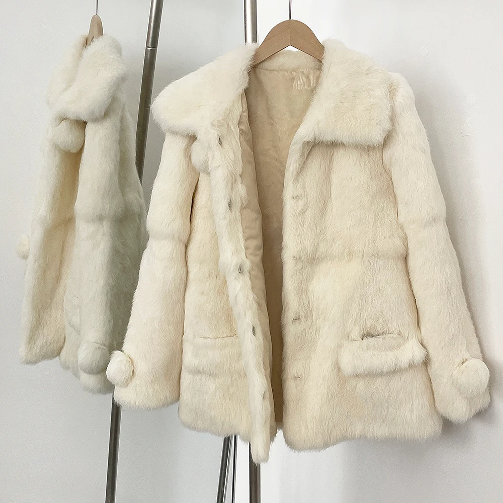 2025 리얼 퍼 재킷 여성 아우터 신상 겨울 천연 토 - Winter Clothing Store 리뷰 및 가격