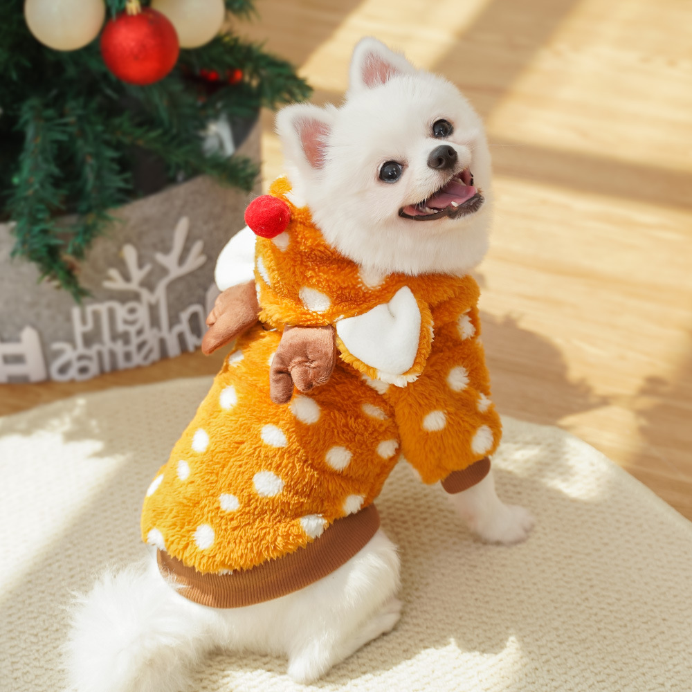 1개 귀여운 크리스마스 순록 애완동물 의류는 크리스마스 - Winter Clothing Must Haves 리뷰 및 가격