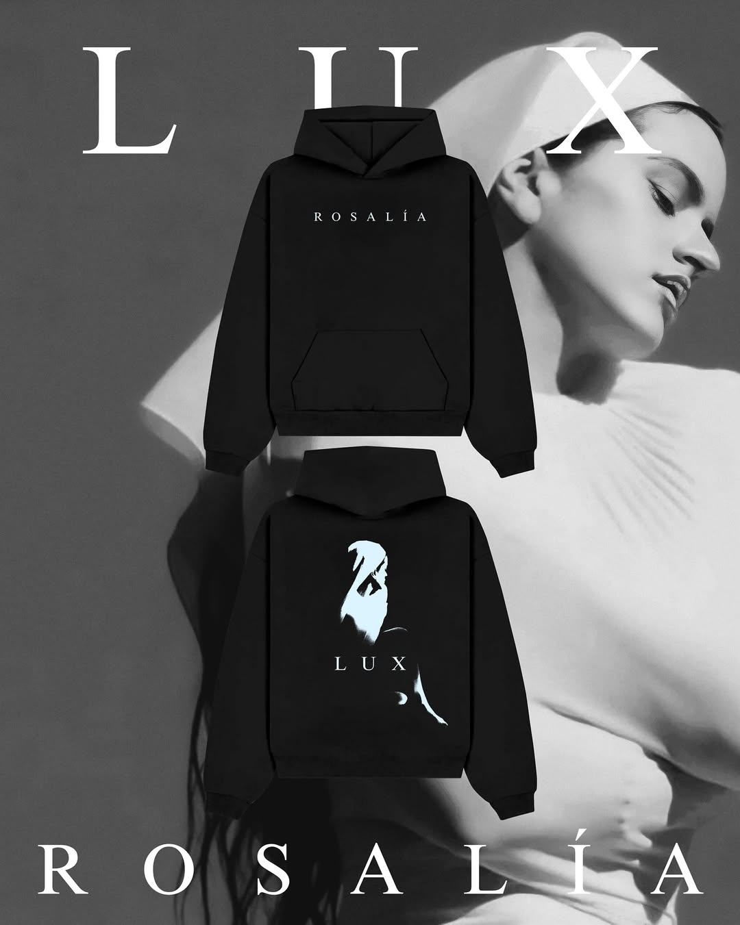 스페인어 가수 랩퍼 ROSALIA LUX Hoody 여 - Winter Clothing In Spanish 리뷰 및 가격