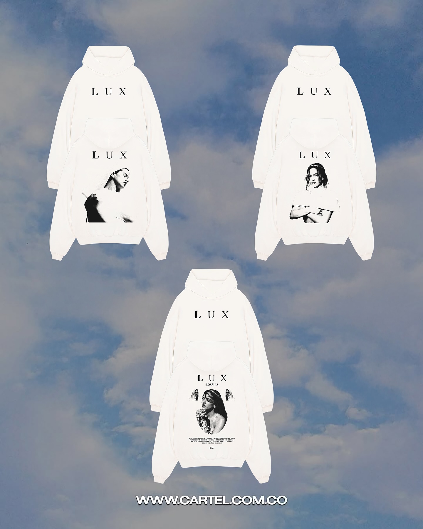 스페인어 가수 랩퍼 ROSALIA LUX Hoody 여 - Winter Clothing In Spanish 리뷰 및 가격