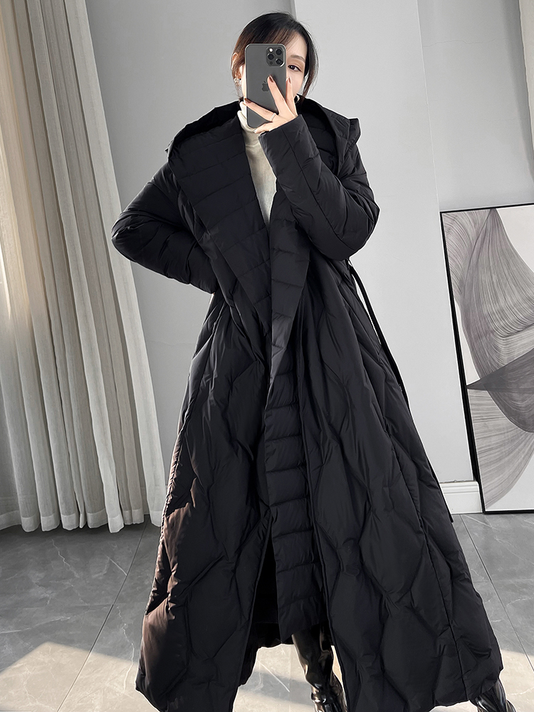 여성용 2025 롱 다운 코트, 따뜻한 후드 퍼퍼 재킷 - Puffer Jacket Women Down 리뷰 및 가격