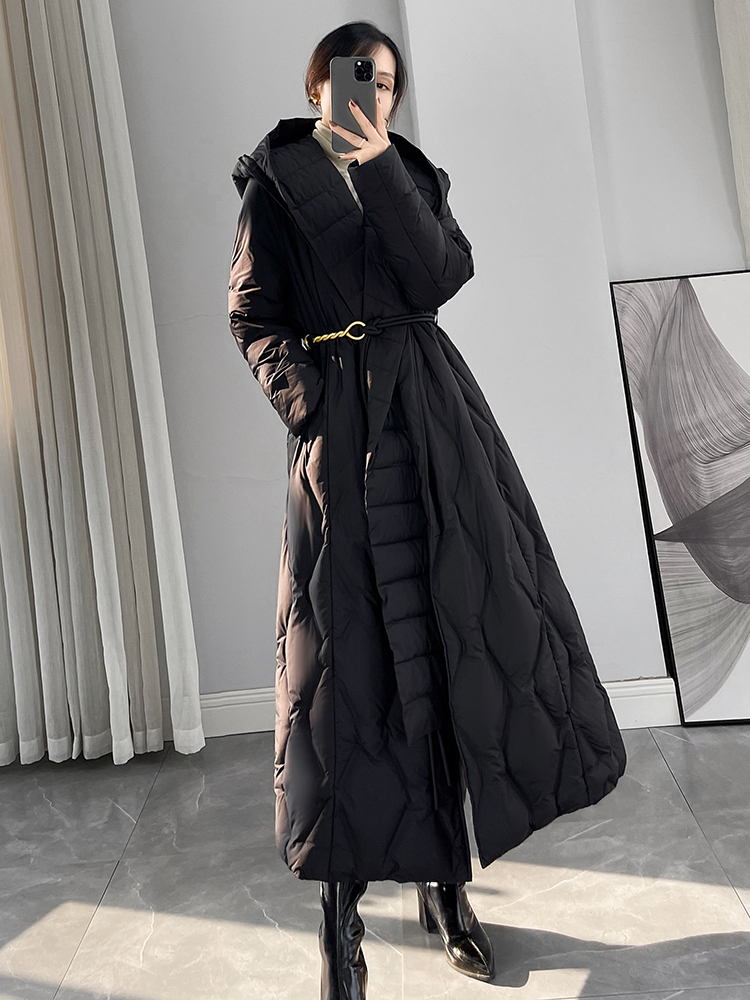 여성용 2025 롱 다운 코트, 따뜻한 후드 퍼퍼 재킷 - Puffer Jacket Women Down 리뷰 및 가격