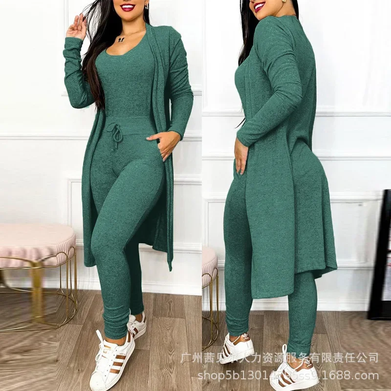 2026 점프수트 & 코트 세트 가을 여성 드로스트링  - Winter Clothing Deals 리뷰 및 가격