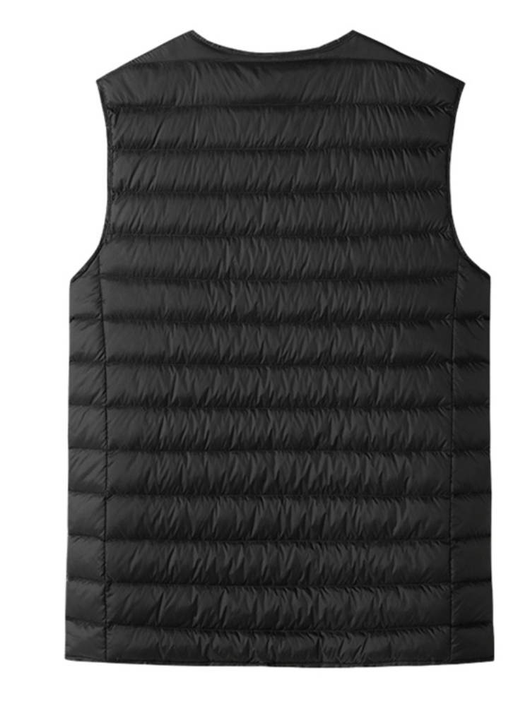 2023 새로운 겨울 v 넥 남성 조끼 80% 화이트  - Padded Vest Gilet 리뷰 및 가격