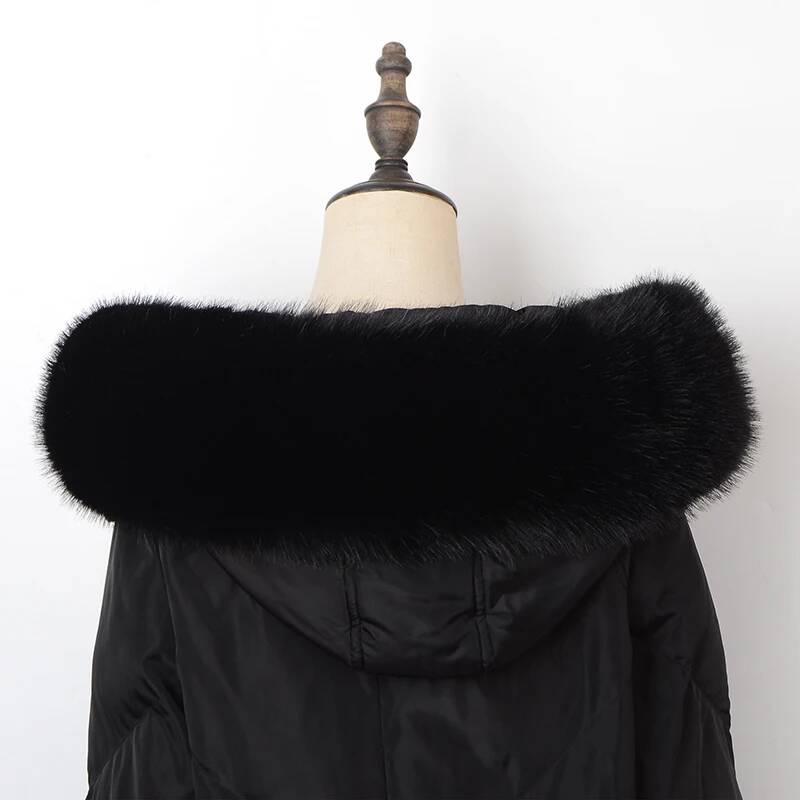 겨울 모피 칼라 인조 모피 트림 후드 모피, 후드 칼라 - Winter Clothing Deals 리뷰 및 가격