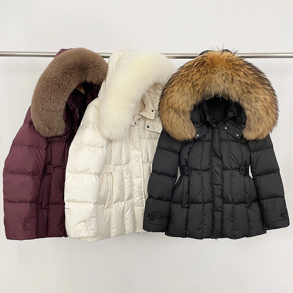 리얼리티 퍼 재킷 여성용 겨울 다운 재킷 폭스 퍼 리얼 - Winter Clothing Store 리뷰 및 가격