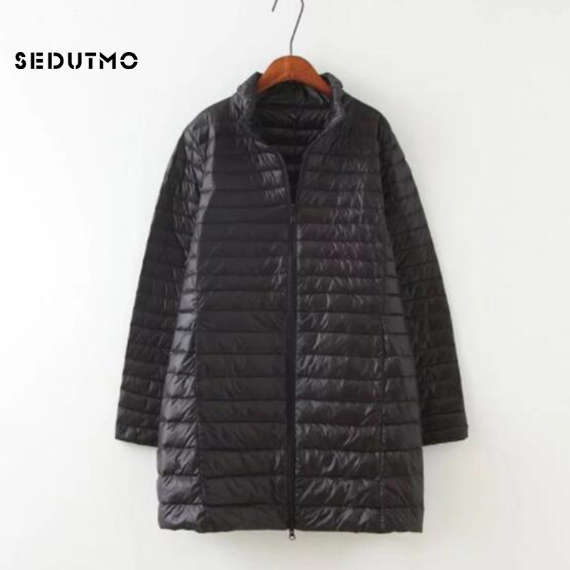 SEDUTMO 겨울 다운 재킷 여성 긴 울트라 라이트  - Puffer Jacket Women Down 리뷰 및 가격