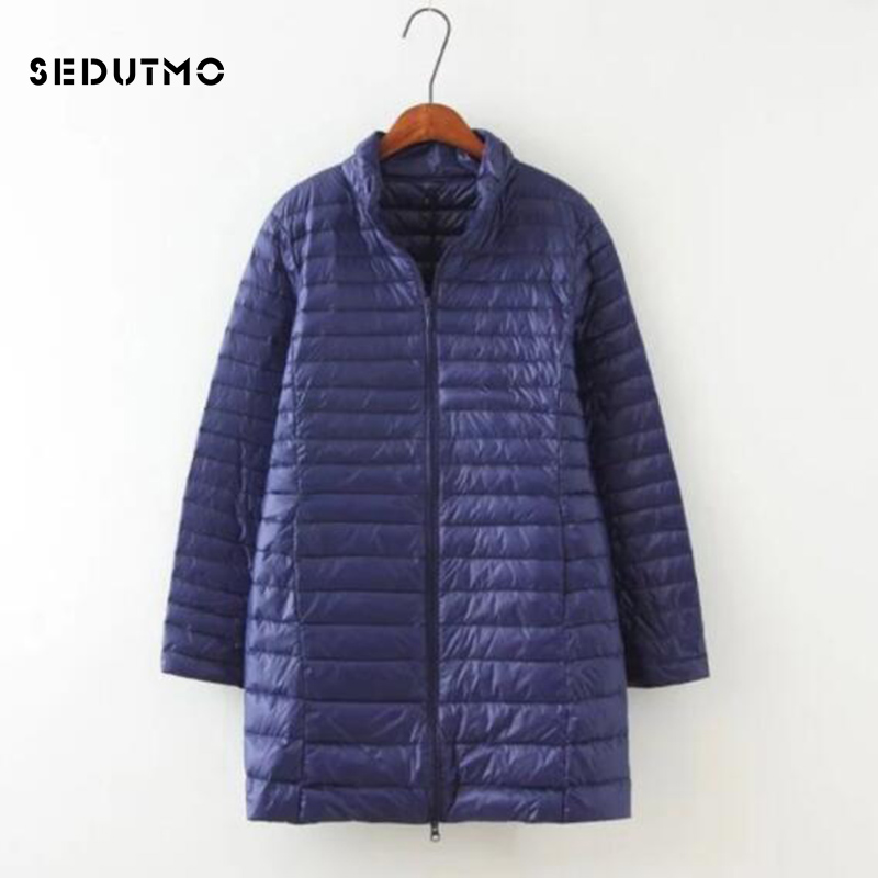 SEDUTMO 겨울 다운 재킷 여성 긴 울트라 라이트  - Puffer Jacket Women Down 리뷰 및 가격