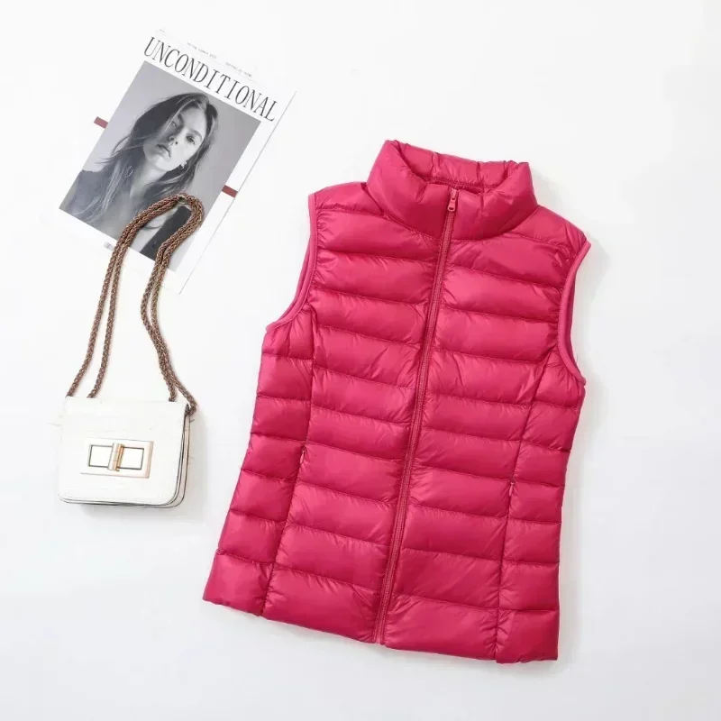 11 가지 색상 여성 조끼 2023 새로운 봄 여성 방 - Puffer Jacket Women Down 리뷰 및 가격