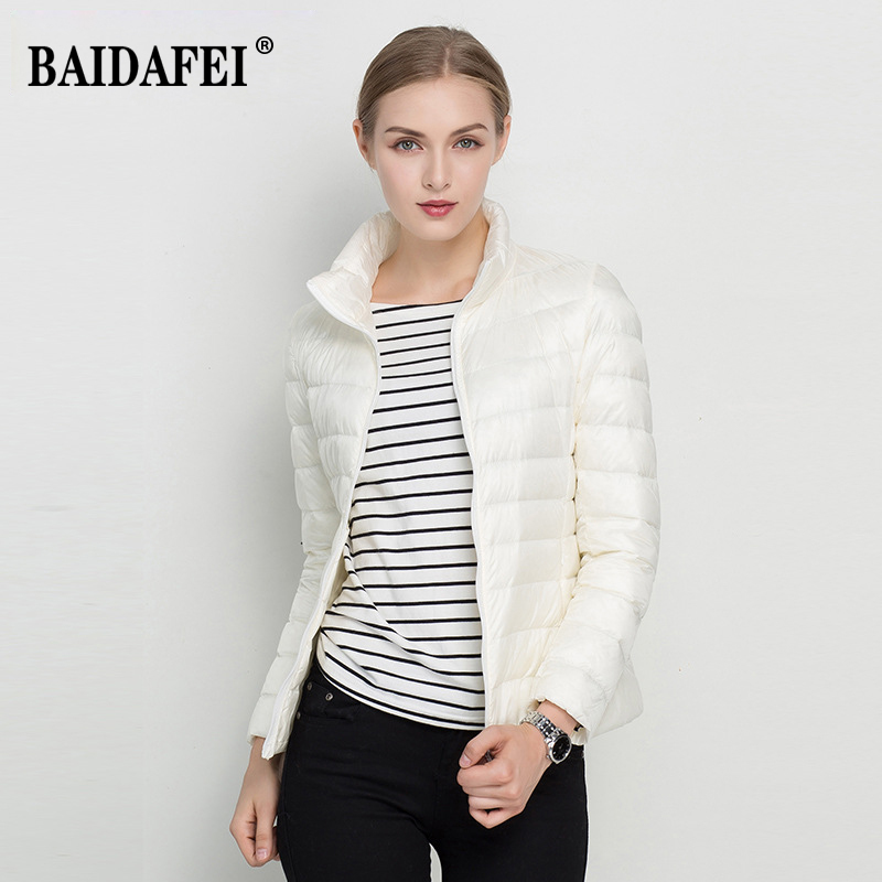 2025 여성용 숏 패딩 점퍼, 새로운 패션 스탠드 칼 - Puffer Jacket Women Down 리뷰 및 가격