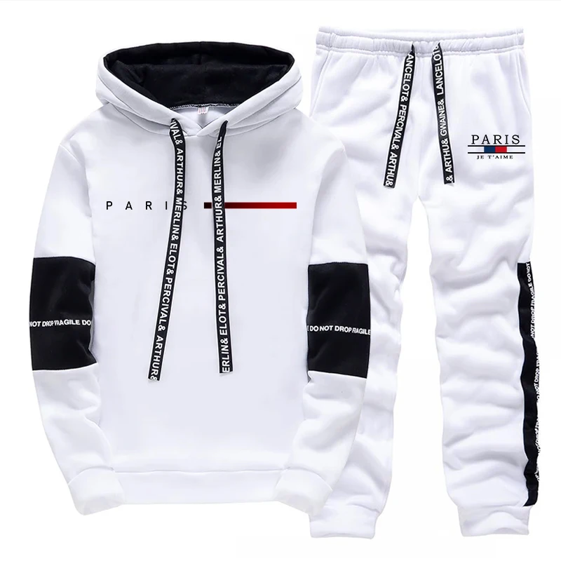 남성 트레이닝복 패션 캐주얼 후드 스웨트셔츠 야외 스포 - Winter Clothing Fashion 리뷰 및 가격