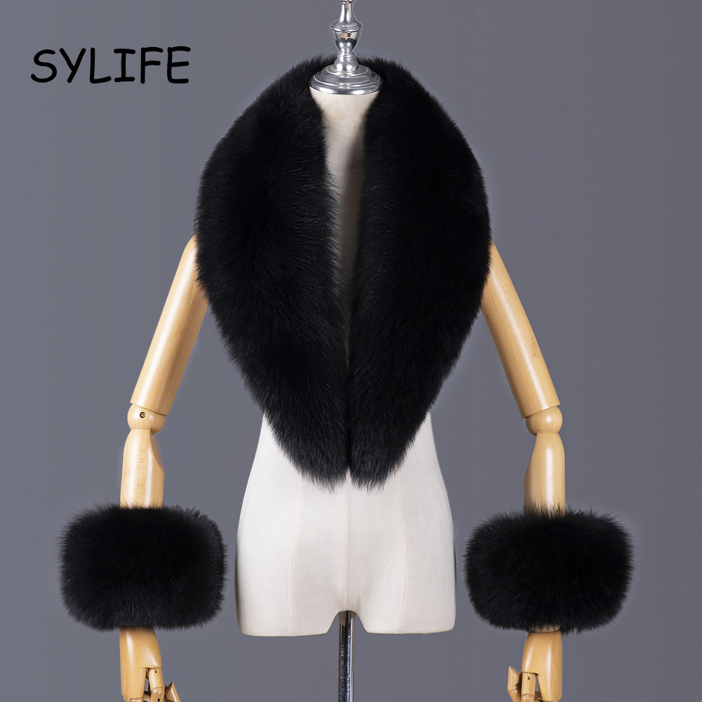 2025 리얼 폭스 퍼 칼라 겨울 여성용 고급 털 스카 - Winter Clothing Deals 리뷰 및 가격