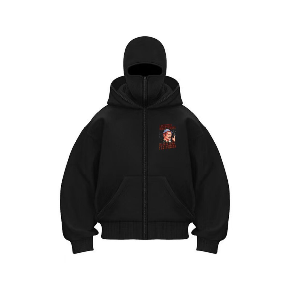 스페인어 복수 영화 포스터 아트 유니섹스 더블 후드 가 - Winter Clothing In Spanish 리뷰 및 가격