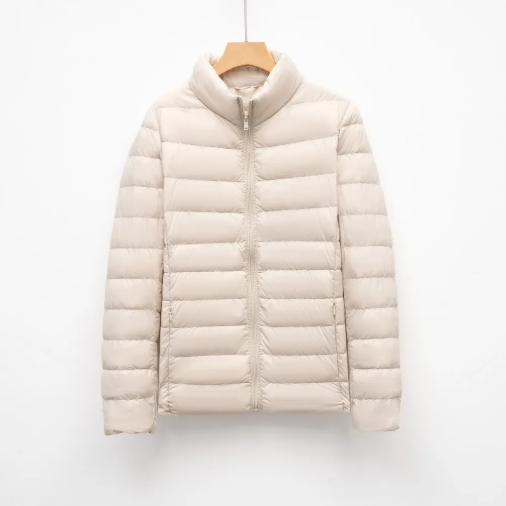 초경량 Packable 스프링 다운 코트 여성 짧은 다 - Puffer Jacket Women Down 리뷰 및 가격