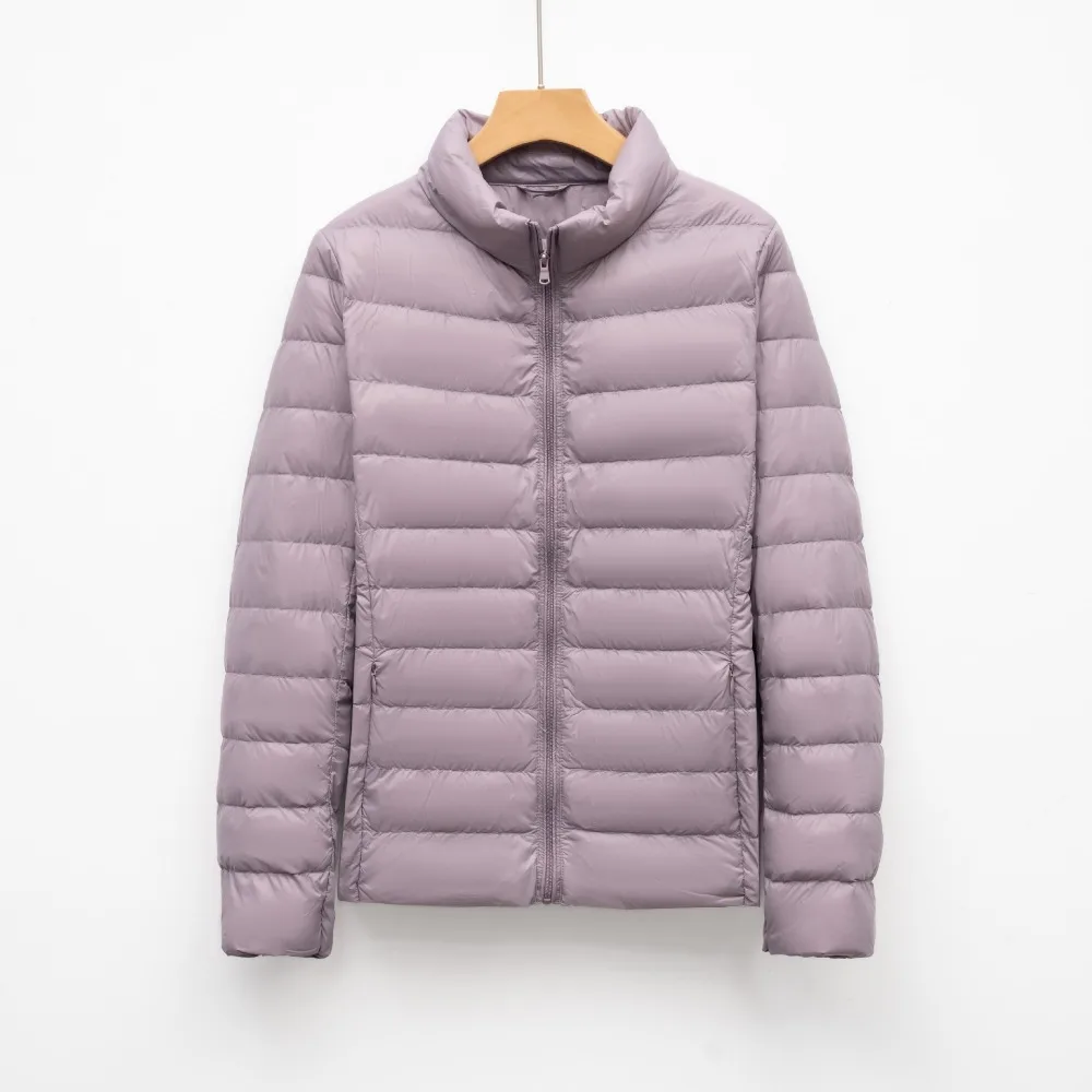초경량 Packable 스프링 다운 코트 여성 짧은 다 - Puffer Jacket Women Down 리뷰 및 가격
