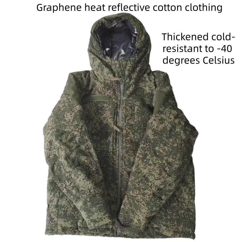 러시아 전술용 면 재킷 방풍 방수 따뜻한 두꺼운 그래핀 - Winter Clothing Stores 리뷰 및 가격