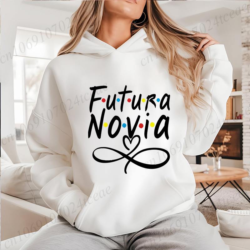 노비아 신부를 위한 라 노비아 그래픽 후드티 스페인 라 - Winter Clothing In Spanish 리뷰 및 가격
